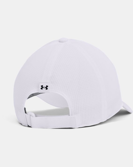 Men's UA Iso-Chill ArmourVent™ Adjustable Hat, White, pdpMainDesktop image number 1